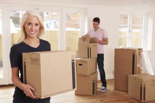 House removals team planning a move in Newcross