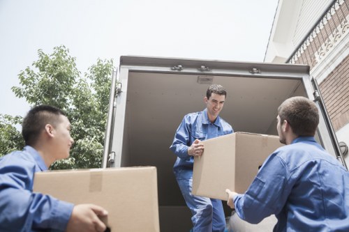 Newcross Storage staff wearing PPE during operations