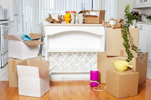 Careful packing and labeling for a Newcross home move